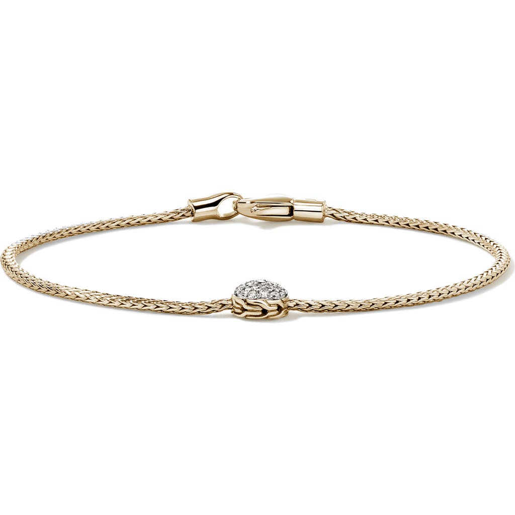 John Hardy Jh Essential Pav Bracelet Ste In Gold