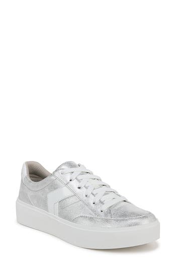 Dr. Scholl's Women's Madison-lace Sneakers In Silver