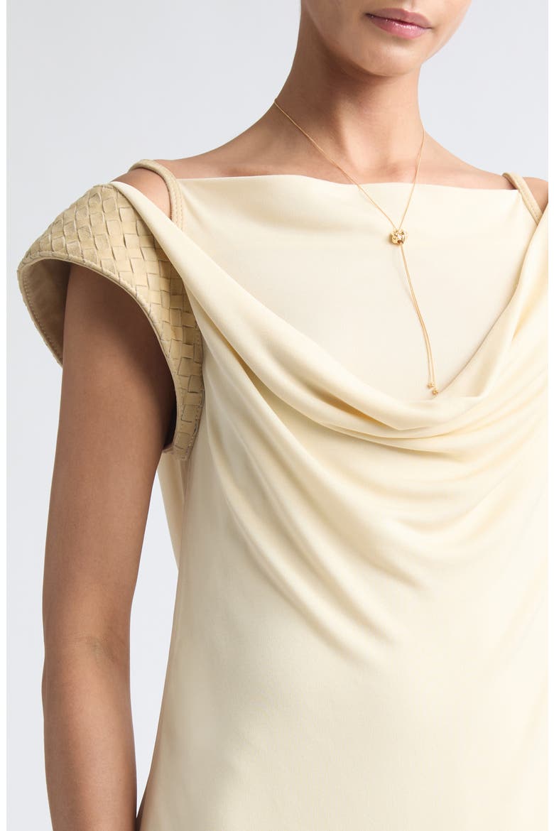 Crepe Viscose Jersey Dress, Alternate, color, 1326 PROSECCO