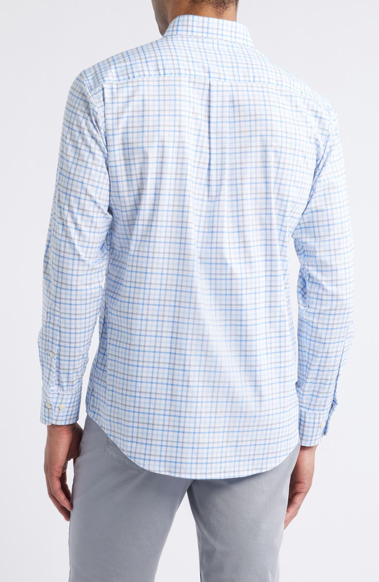 Peter Millar Calgary Crown Check Stretch Button-Down Shirt, Alternate, color, 