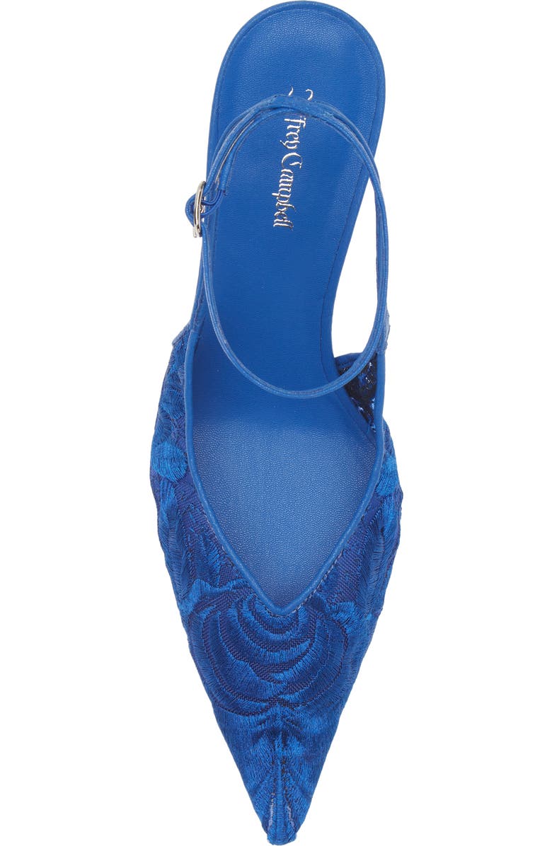 Jeffrey Campbell Exec Ankle Strap Pointed Toe Pump, Alternate, color,