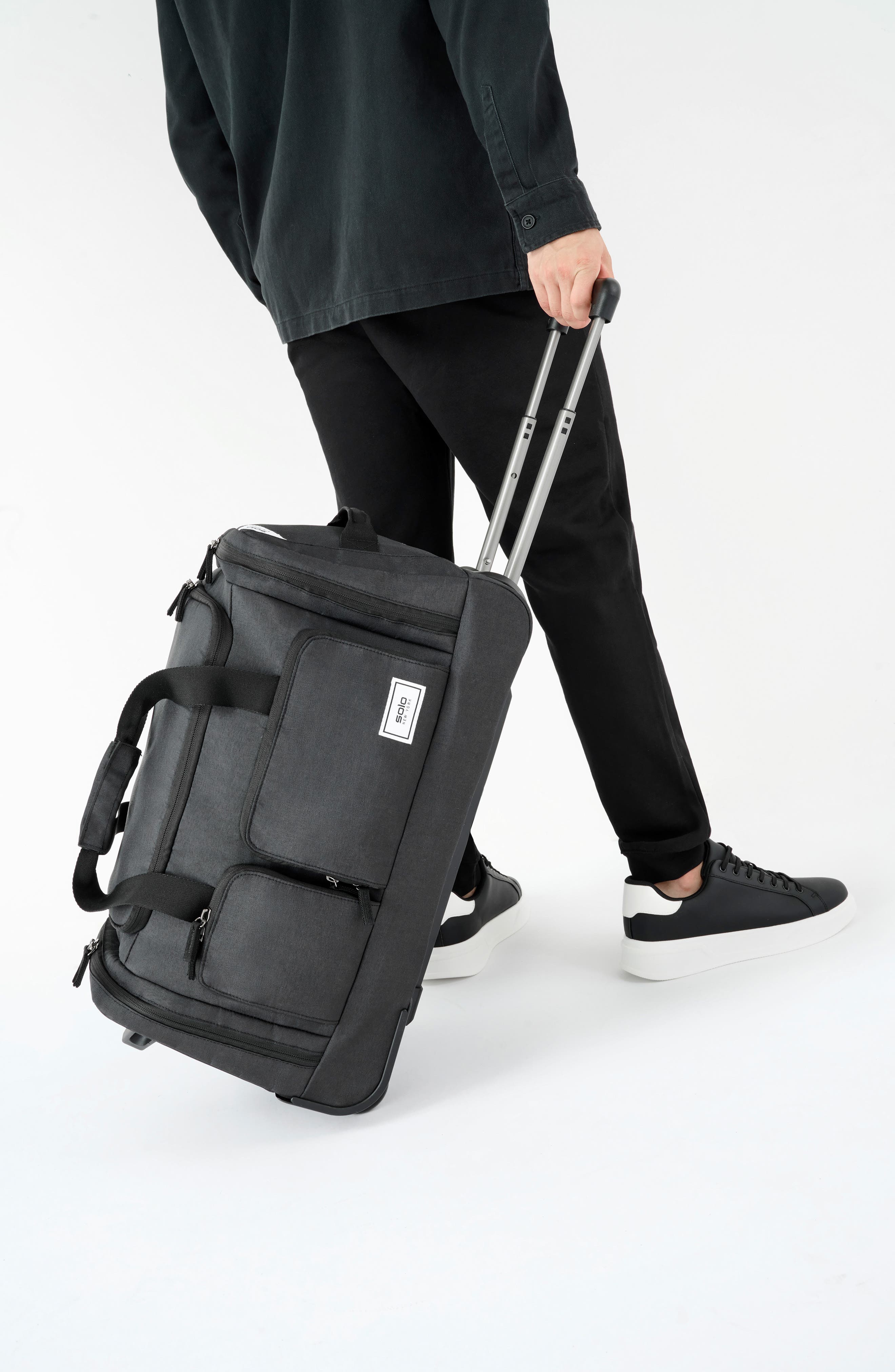 SOLO NEW YORK Leroy Recycled Rolling Duffle, Alternate, color, 