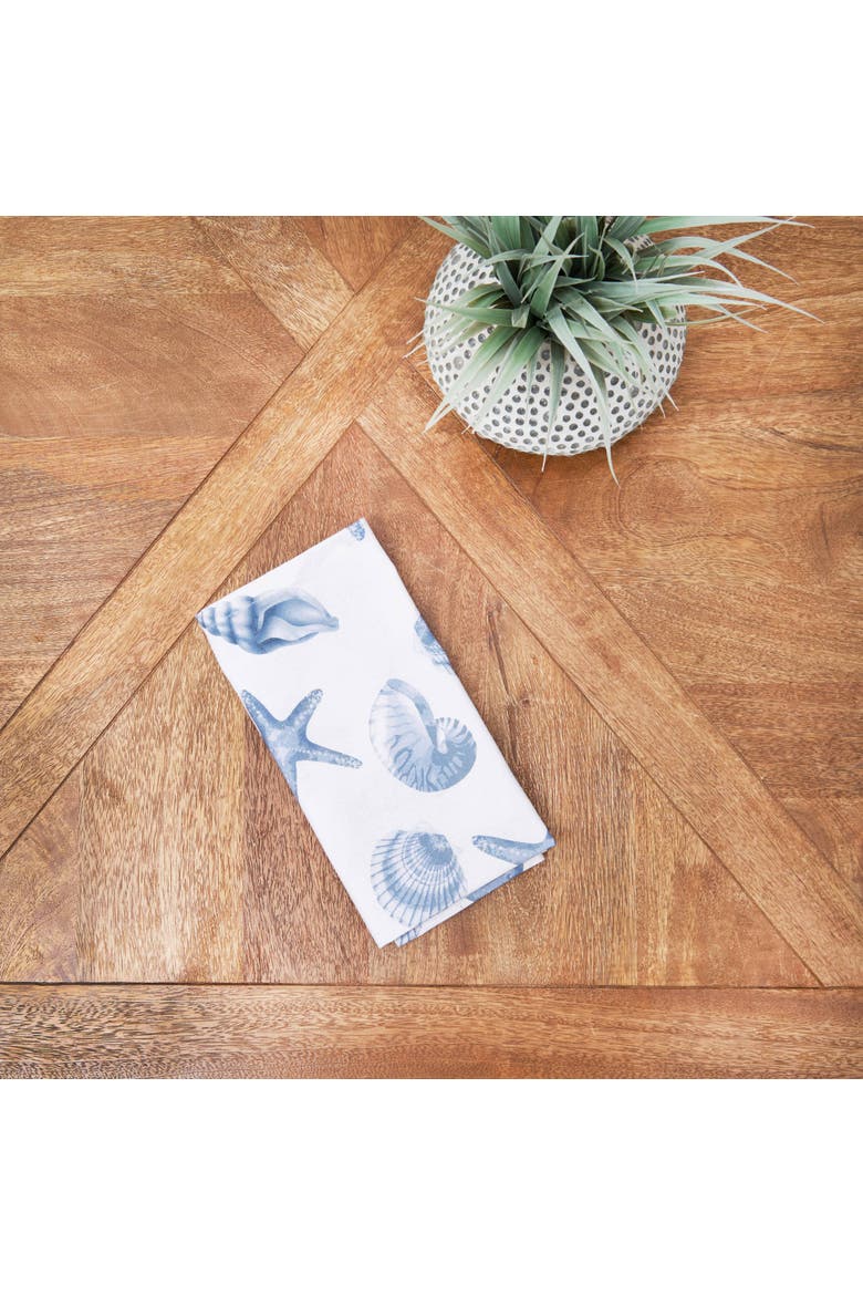 Calming Seas Napkin, Set of 6, Alternate, color, Blue