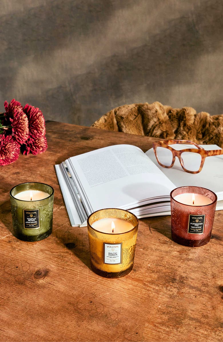 Voluspa Fragrant Foliage Demi Candle Trio, Alternate, color, 