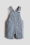 selected Denim Blue/White Striped