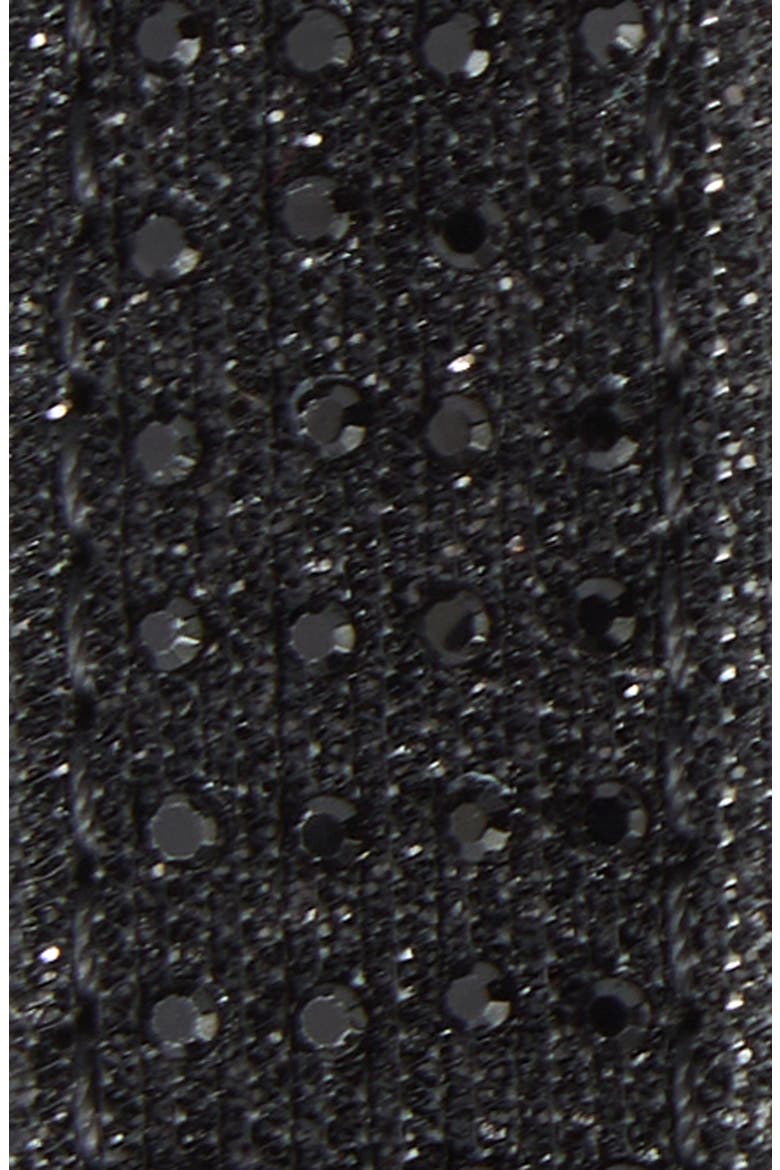 Crystal Embellished Belt, Alternate, color, BLACK/SHINY POWDER BLACK