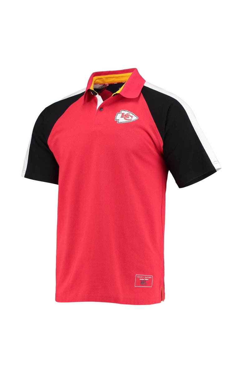 Tommy Hilfiger Men's Tommy Hilfiger Red/White Kansas City Chiefs Holden Raglan Polo, Alternate, color, 