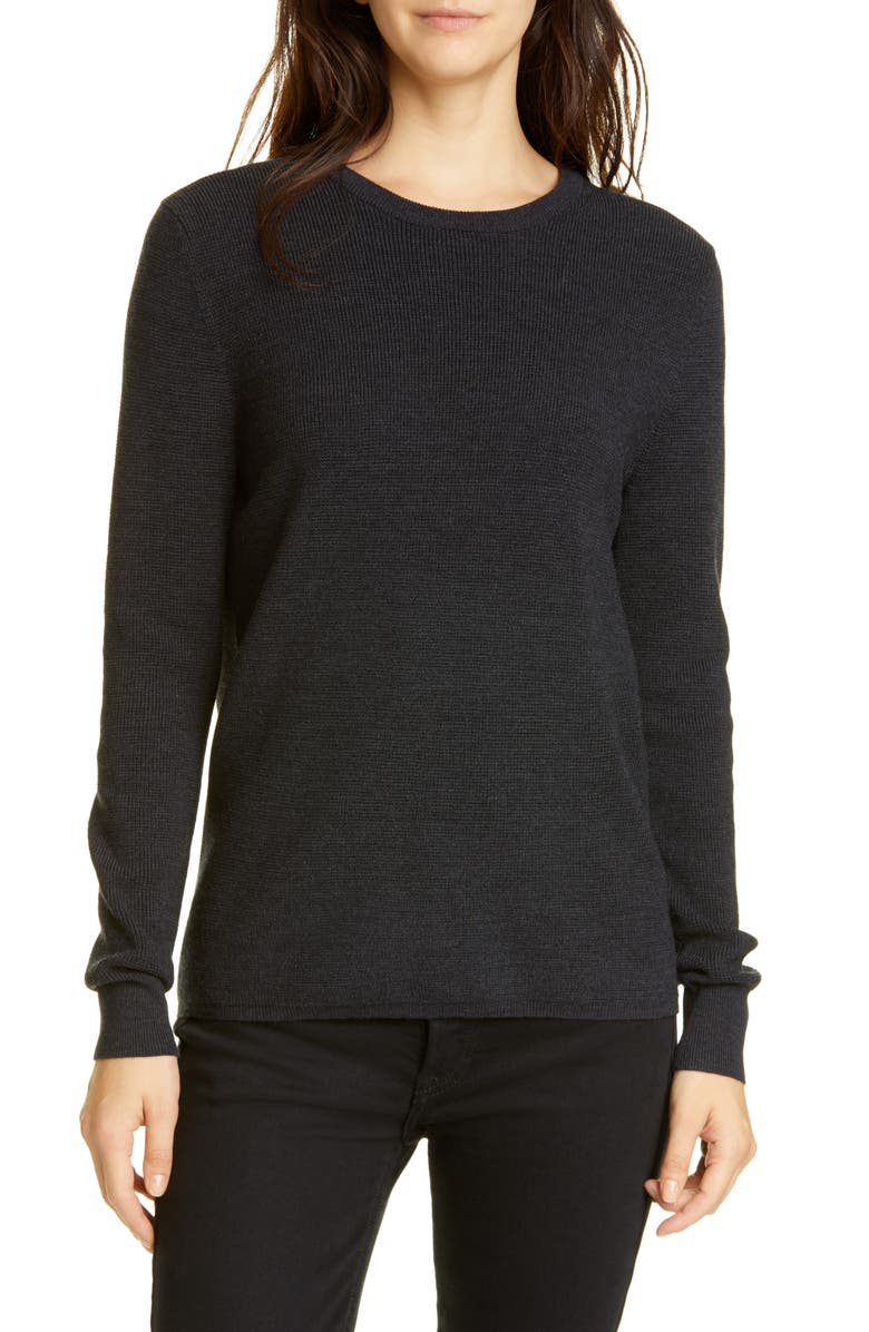 Jenni Kayne Merino Wool Crewneck Sweater, Main, color, 