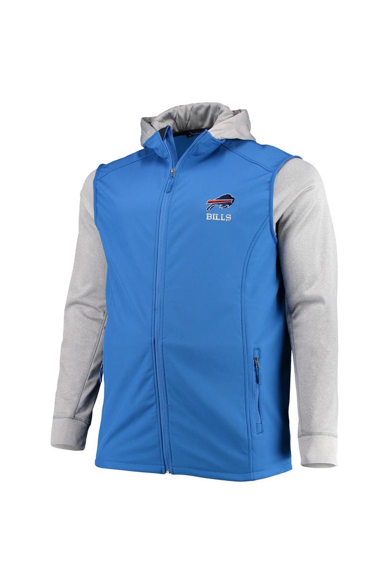 Men's Dunbrooke Royal/Gray Buffalo Bills Big & Tall Alpha Full-Zip Hoodie Jacket, Alternate, color, Royal