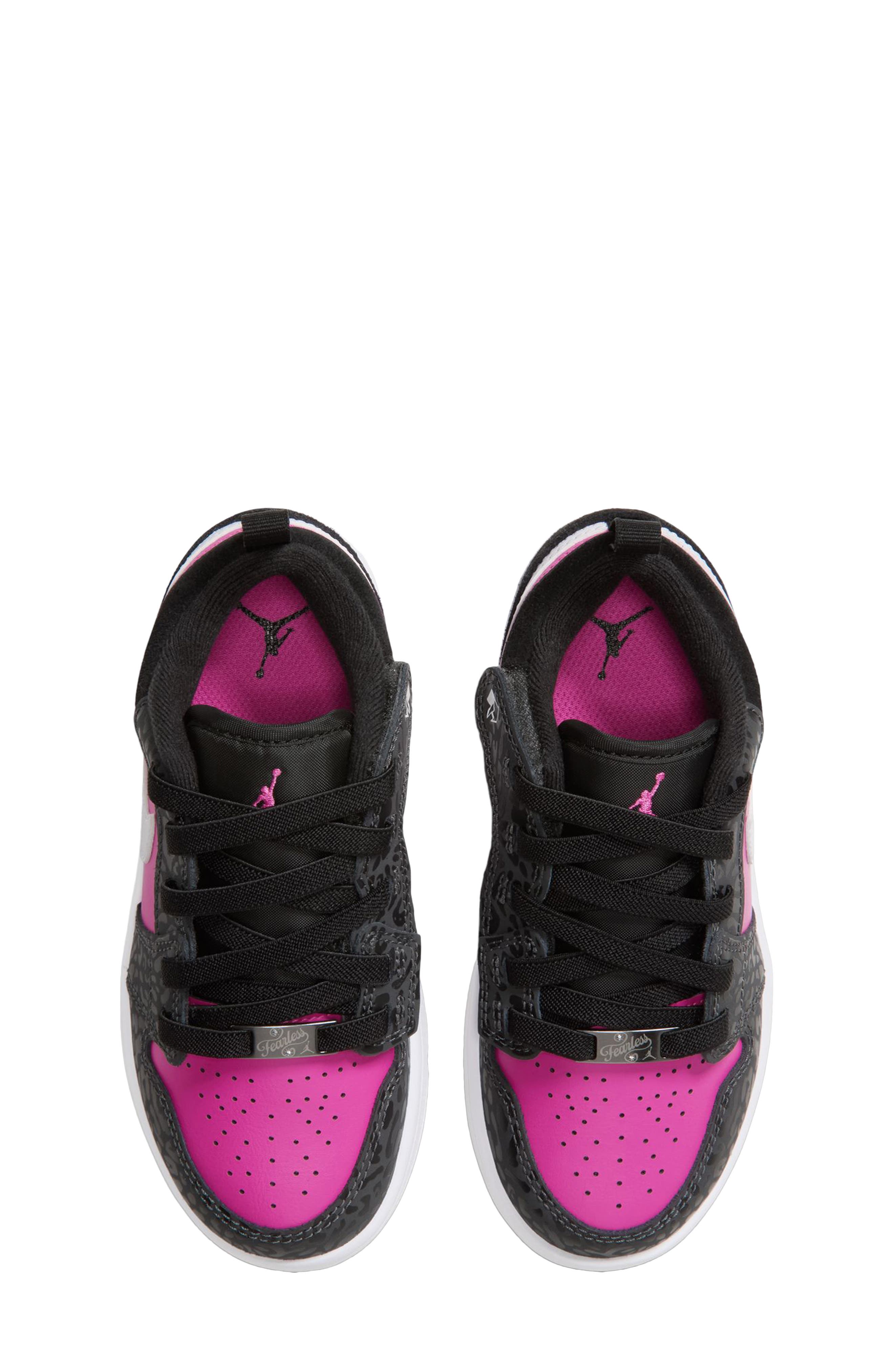 Kids' Jordan 1 Low Alt SE Sneaker, Alternate, color, 001 BLACK/LSRFCS