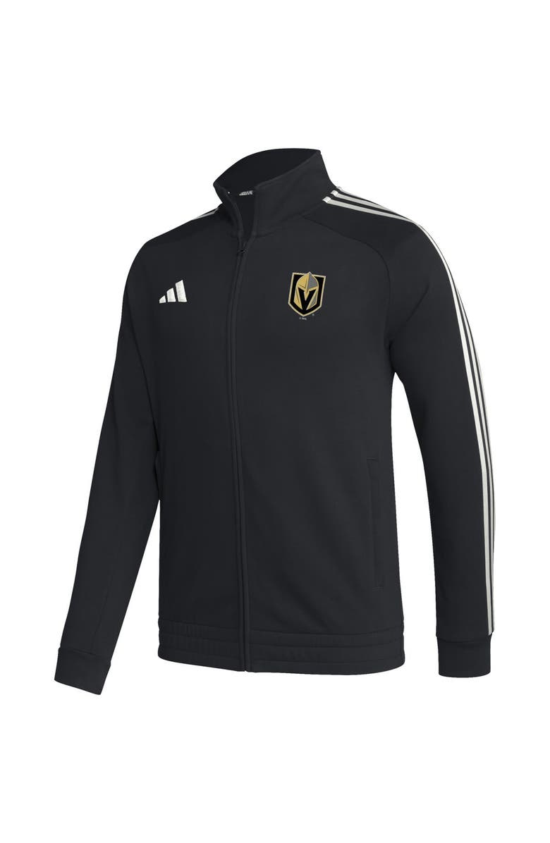 adidas Men's adidas  Black Vegas Golden Knights Raglan Full-Zip Track Jacket, Alternate, color, 