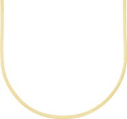 Electric Picks Python 18kt Gold Filled Herringbone Necklace