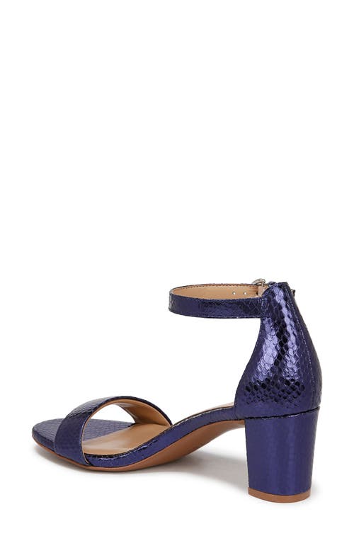 Naturalizer Vera Glitz Ankle Strap Sandal In Future Dusk Blue