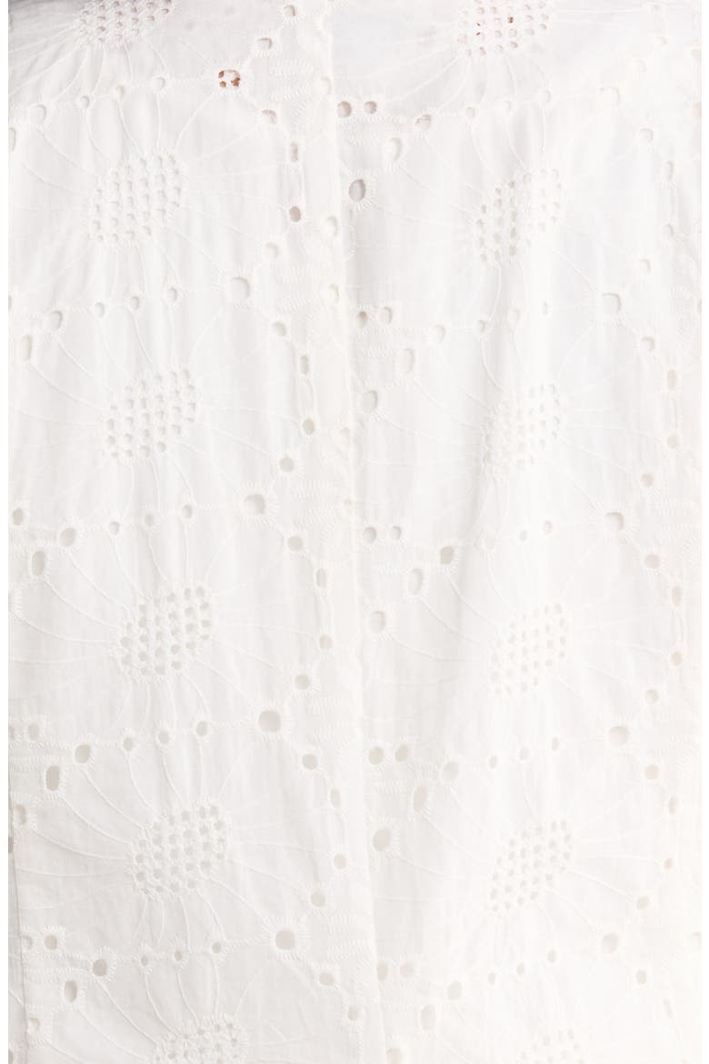 Eyelet Lace Blazer, Alternate, color, ULTRA WHITE