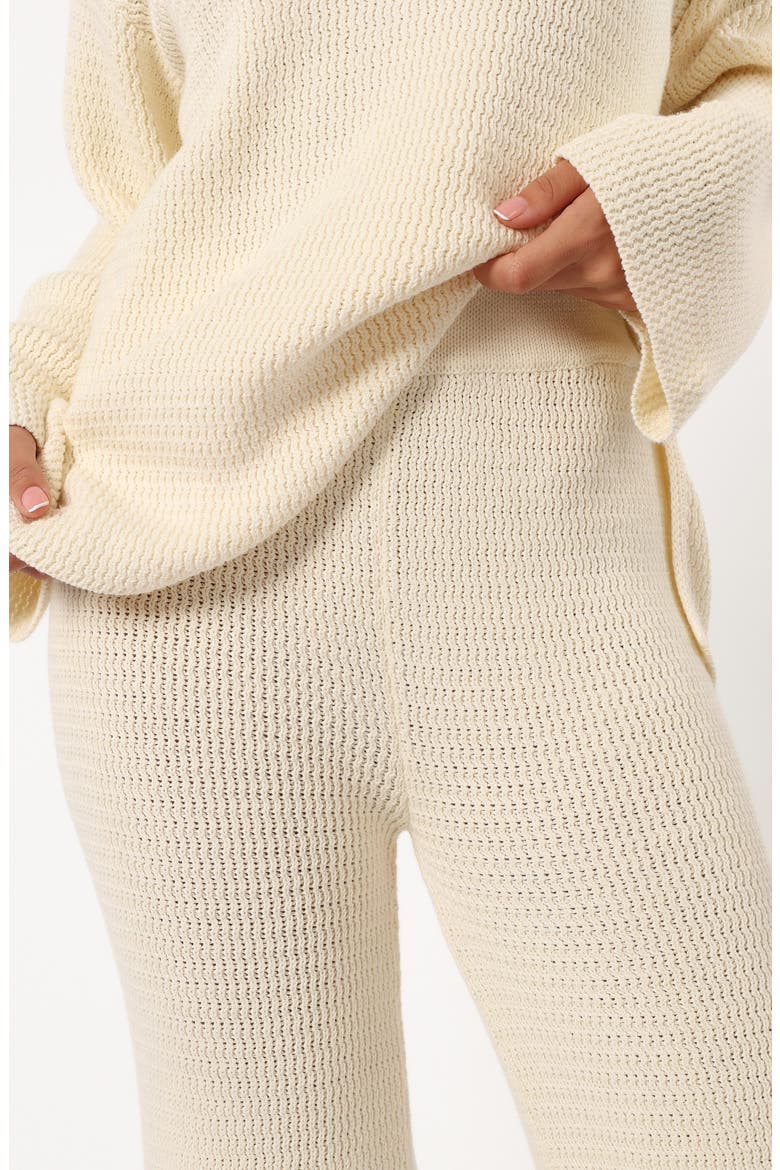 McKinley Cotton Sweater Knit Pants, Alternate, color, CREAM