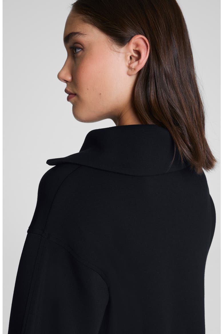 Brushed Hoodie, Alternate, color, VERY BLACK