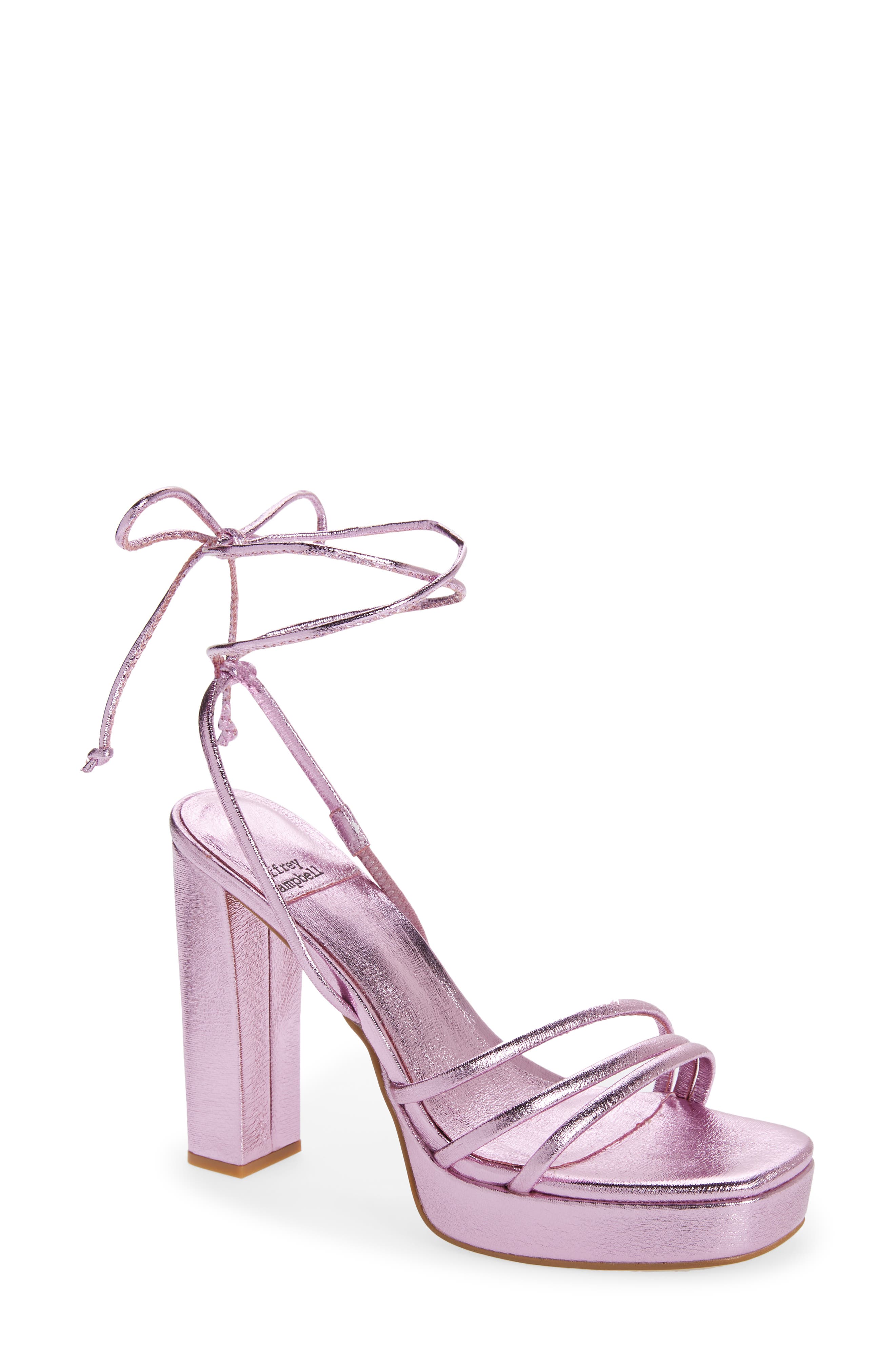 Presecco Sandal, Main, color, PINK LUSTER METALLIC