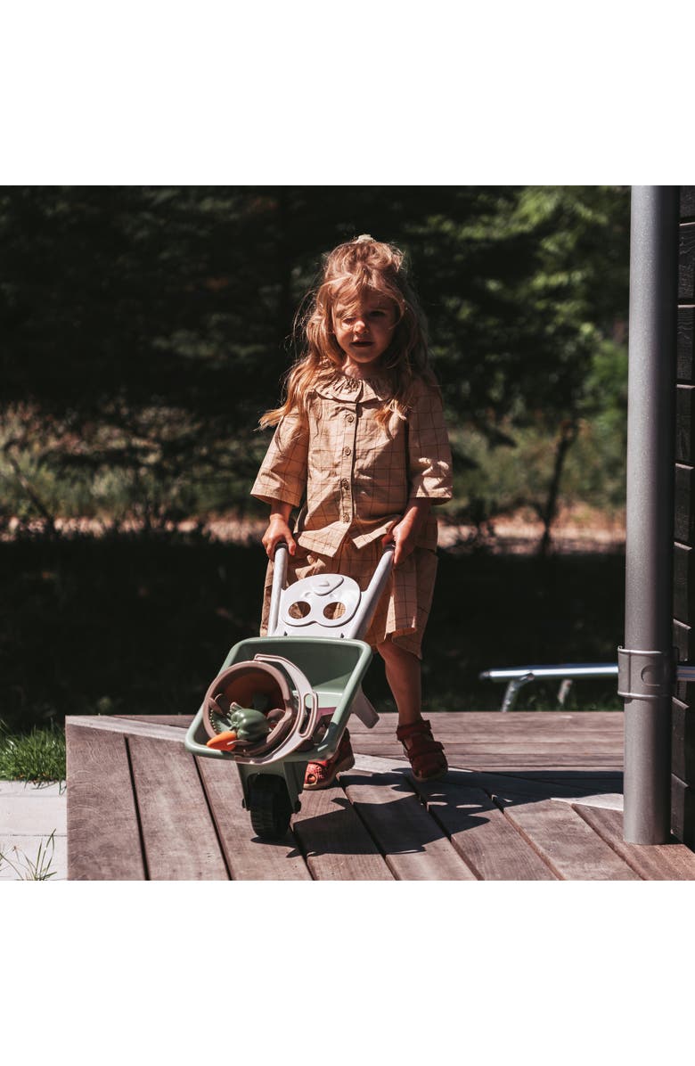 Dantoy Green Garden Wheelbarrow 4 Piece Playset, Alternate, color,