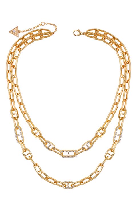 Layered Mariner Chain Necklace