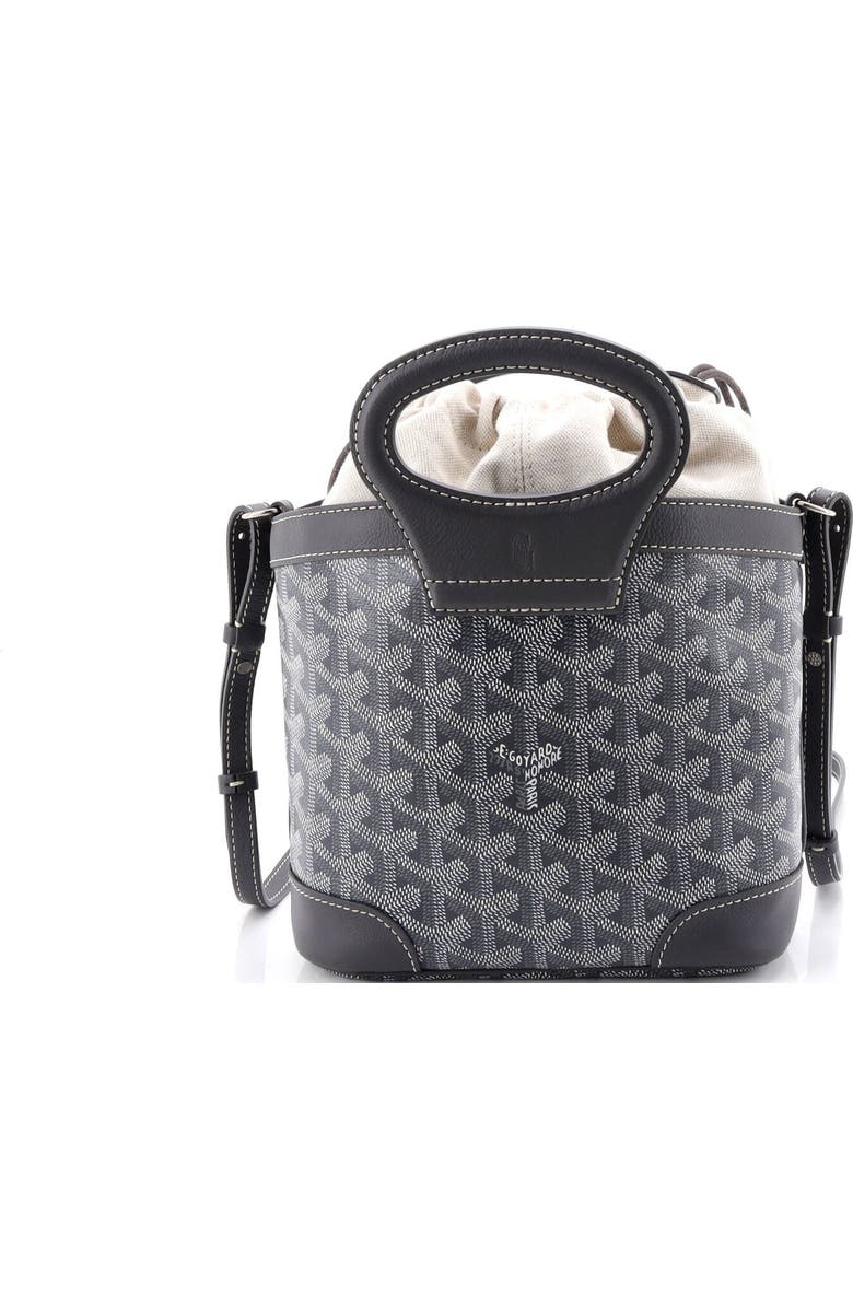 Pre-Owned Goyard Beluga Bag Coated Canvas Mini, Alternate, color, Gray