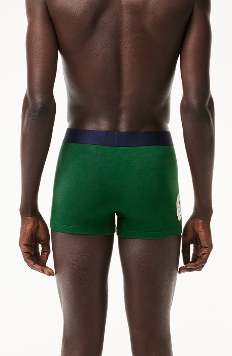 Lacoste Assorted 3-Pack Logo Trunks, Alternate, color,
