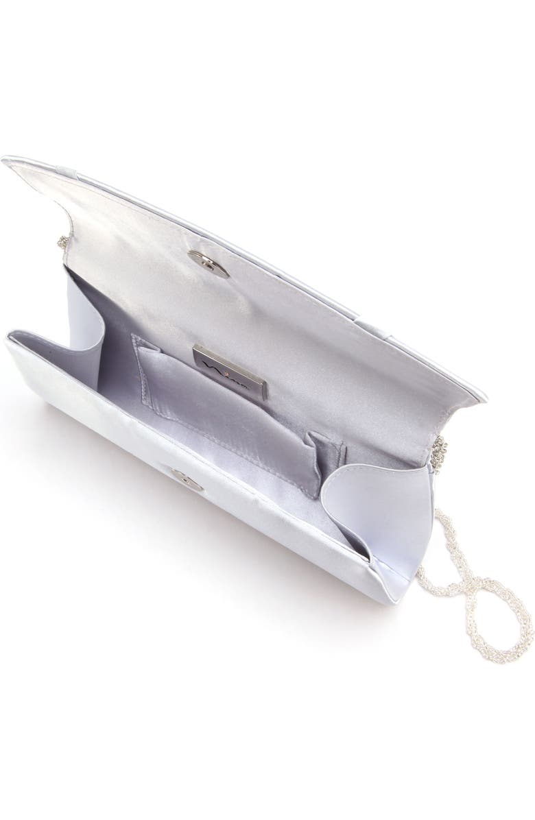 Nina Avis Pleated Classic Clutch, Alternate, color,