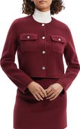 Theory Wool & Cashmere Crop Jacket