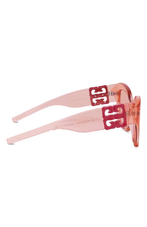 Givenchy Gv40096u 4g Liquid 42s Rosa Trasparente Sunglasses In Pink