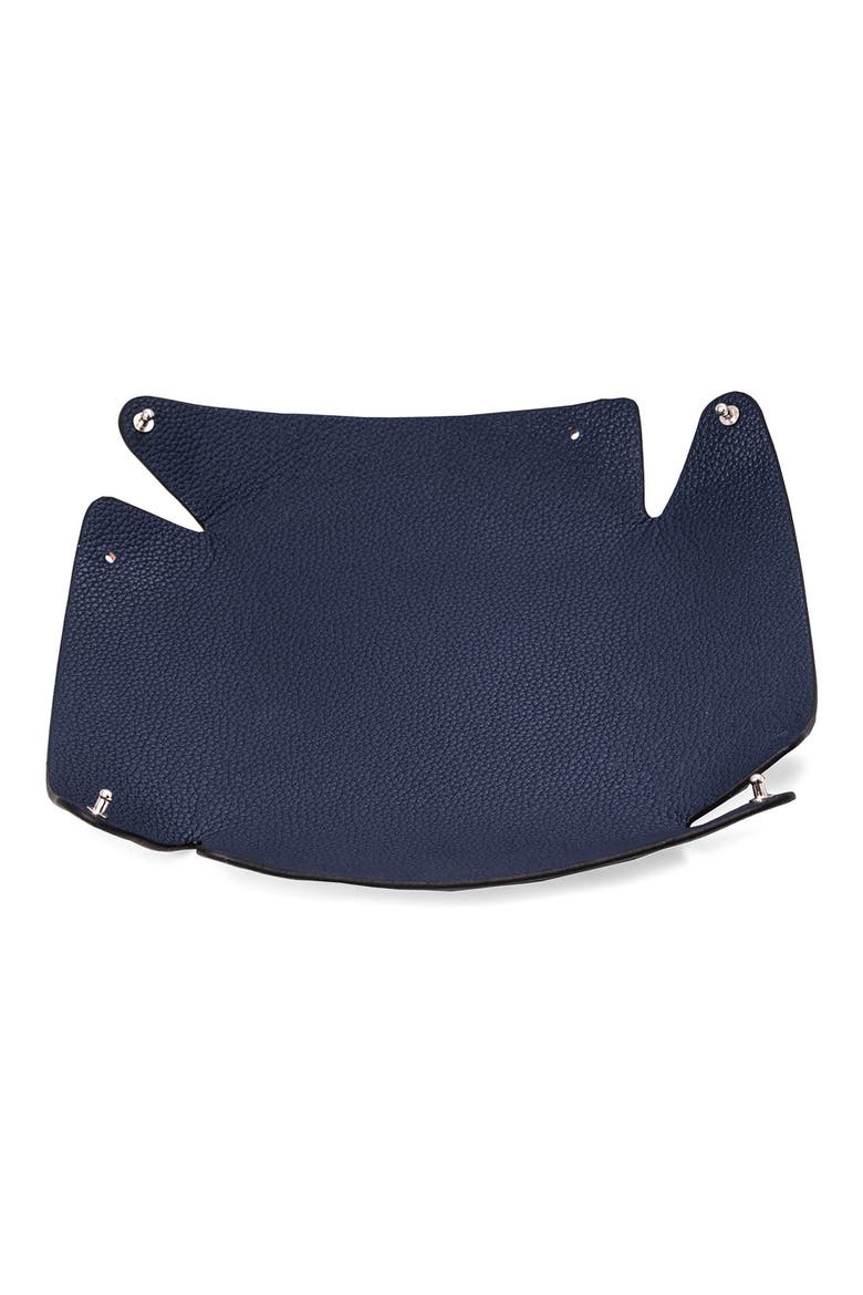 Catchall Leather Valet Tray, Alternate, color, BLACK