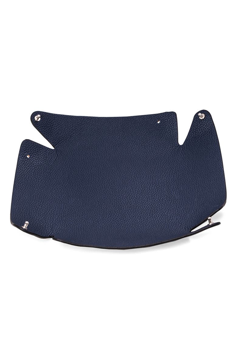 Bey-Berk Catchall Leather Valet Tray, Alternate, color, Black