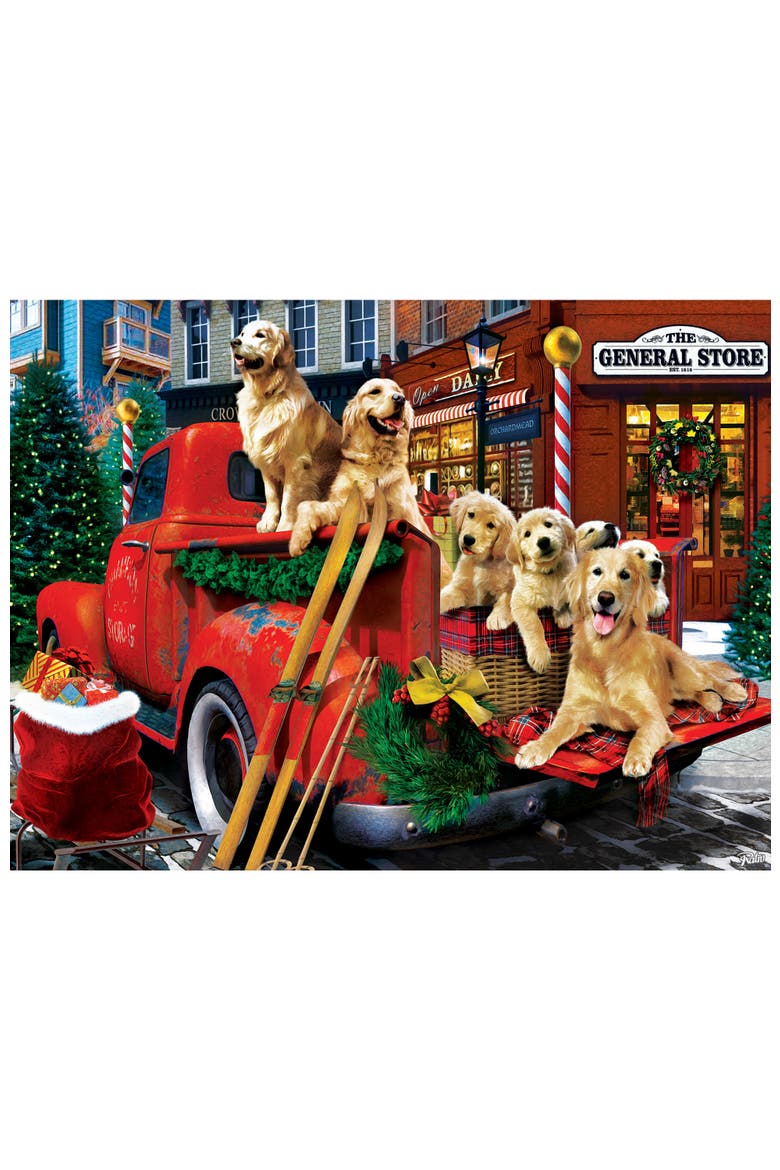 Guarding the Presents 300pc Puzzle, Alternate, color, Multicolor