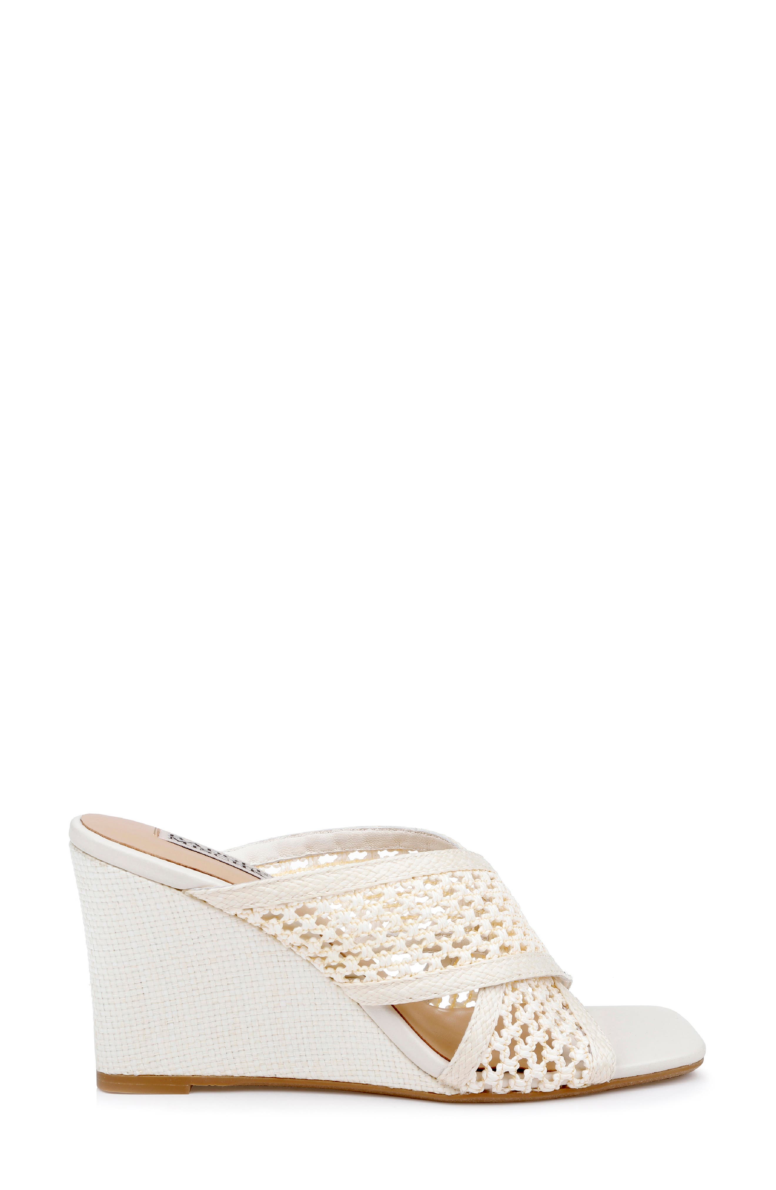 Xandria Wedge Sandal, Alternate, color, CREAM