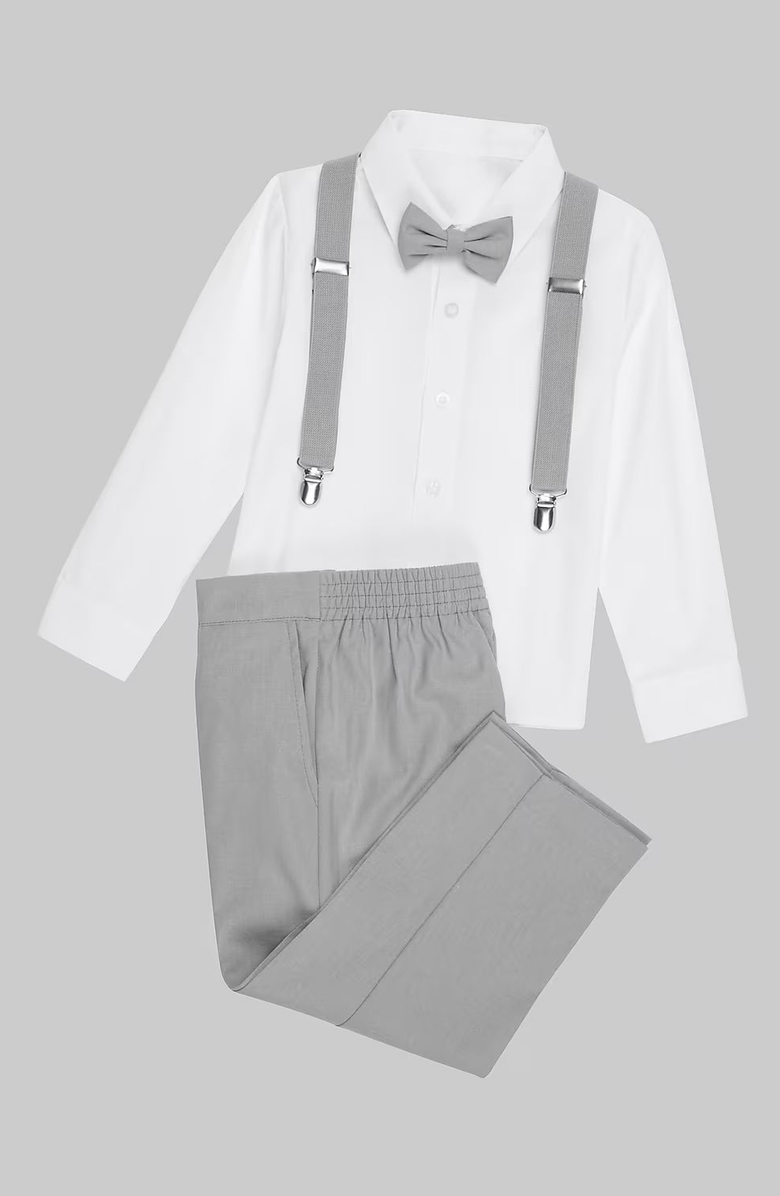 Peanut Butter Collection Linen Barn Wedding Set, Main, color, Heather