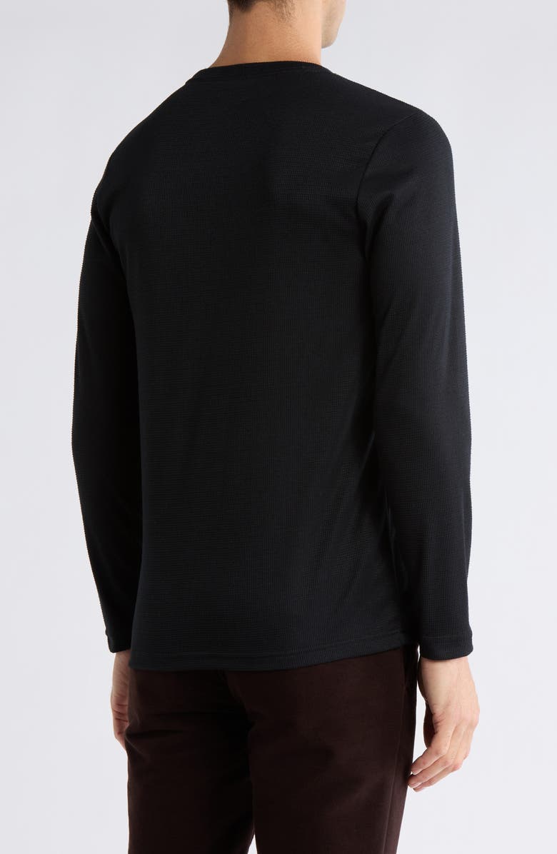 Lucky Brand Brushed Thermal T-Shirt, Alternate, color, Jet Black