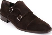 VELLAPAIS Mico Double Monk Strap Leather Loafer