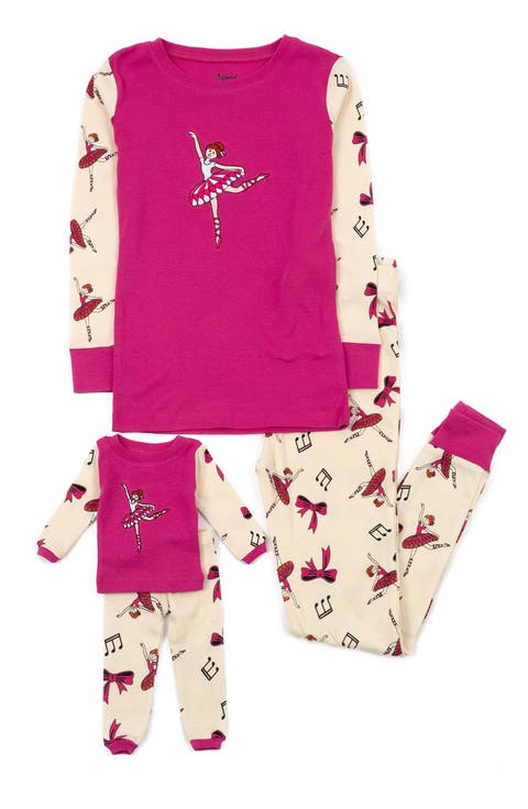 Girls & Matching Doll 2-pc. Cotton Pajamas, Fantasy & Character Prints