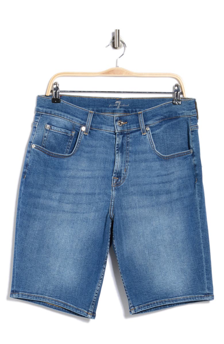 7 For All Mankind Denim Shorts, Alternate, color, Fisher