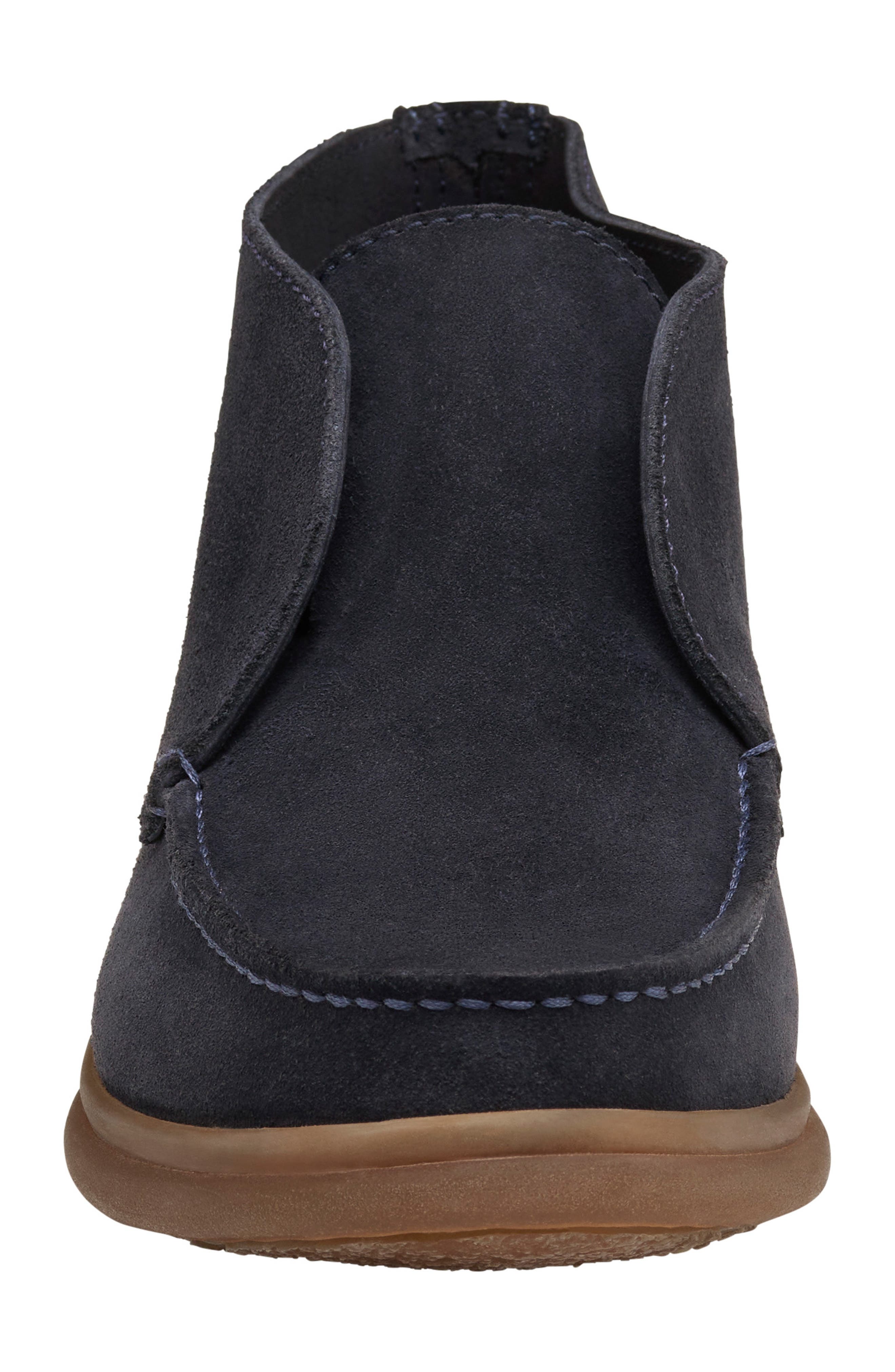JOHNSTON & MURPHY COLLECTION Marlow Laceless Chukka Boot, Alternate, color, Navy English Suede