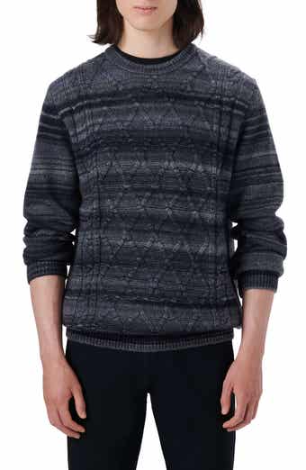 Diamond Stitch Wool Blend Sweater