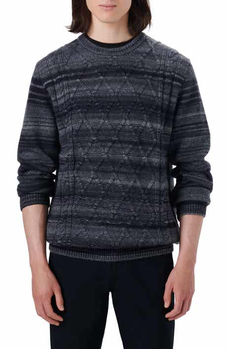 Diamond Stitch Wool Blend Sweater