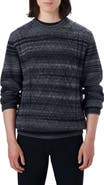 Bugatchi Diamond Stitch Wool Blend Sweater