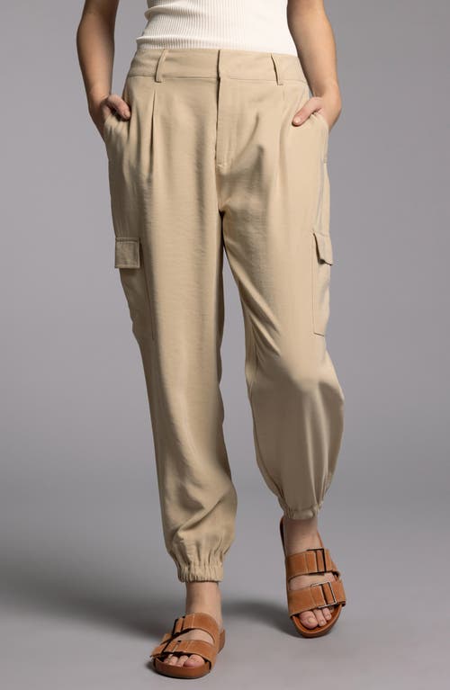 Weekend Los Angeles Lea Cargo Joggers In White Pepper