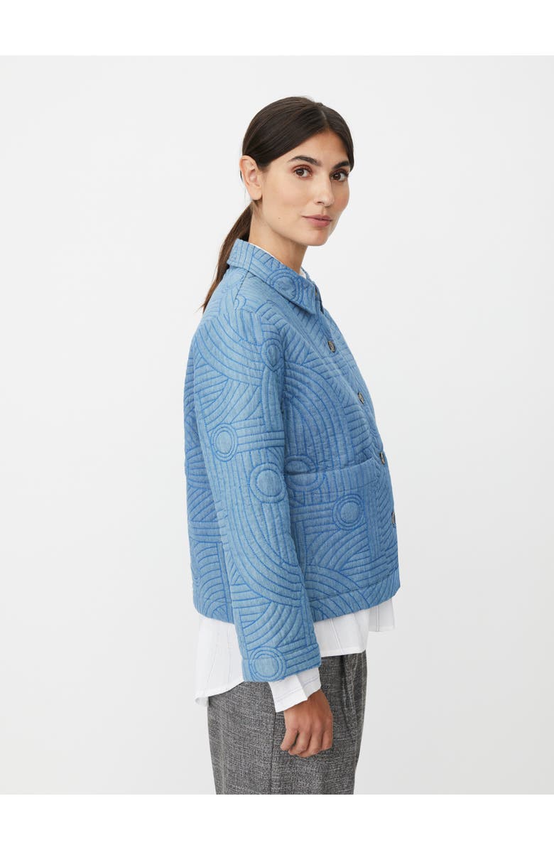 Masai Copenhagen Jalindra Long Sleeve Quilted Jacket, Alternate, color, Basic Denim