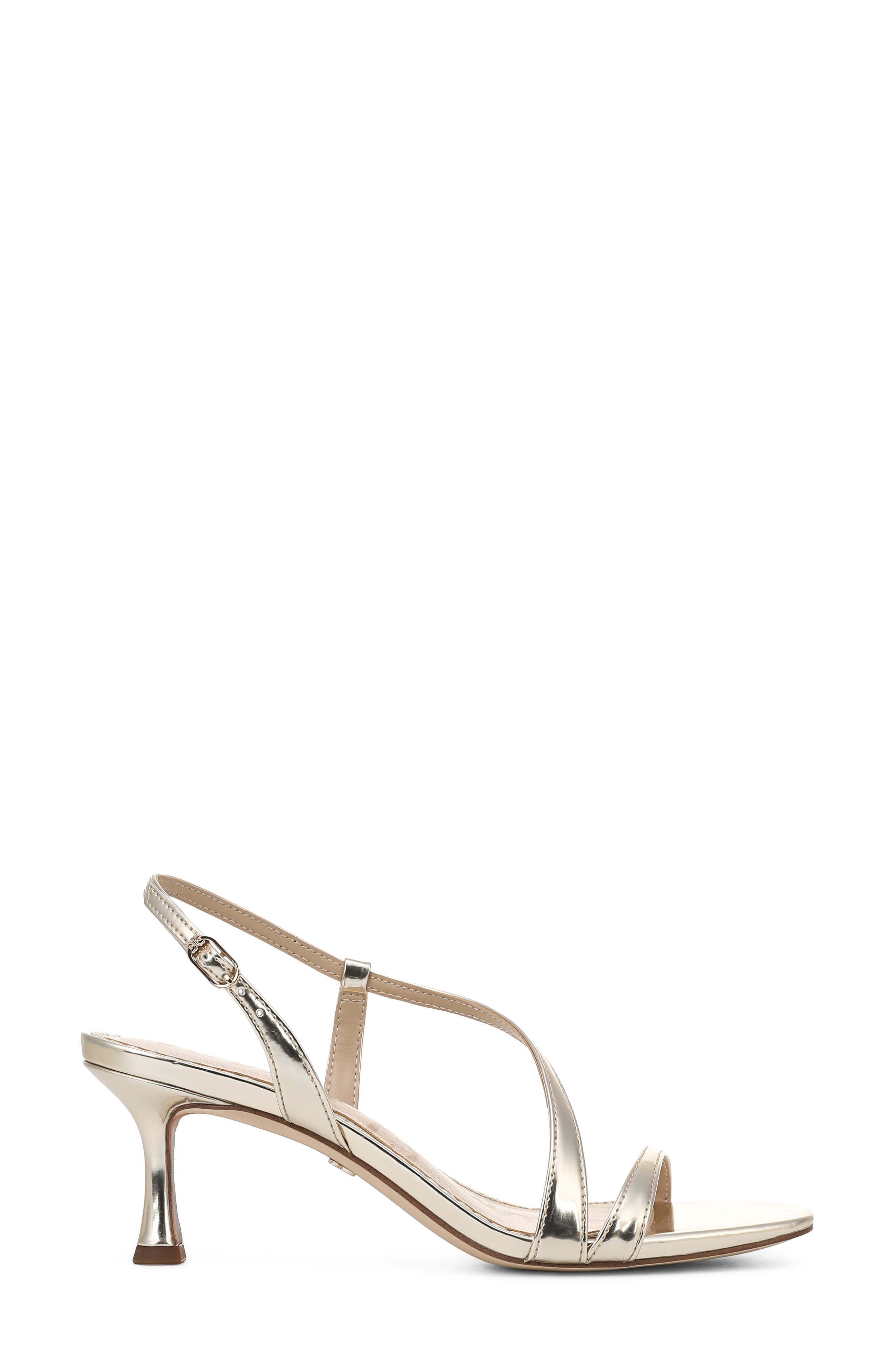 Prance Faux Leather Sandal, Alternate, color, GOLD