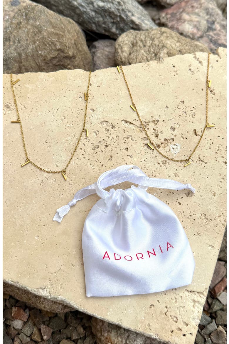 Set of 2 Charm Station Necklaces, Alternate, color, GOLD