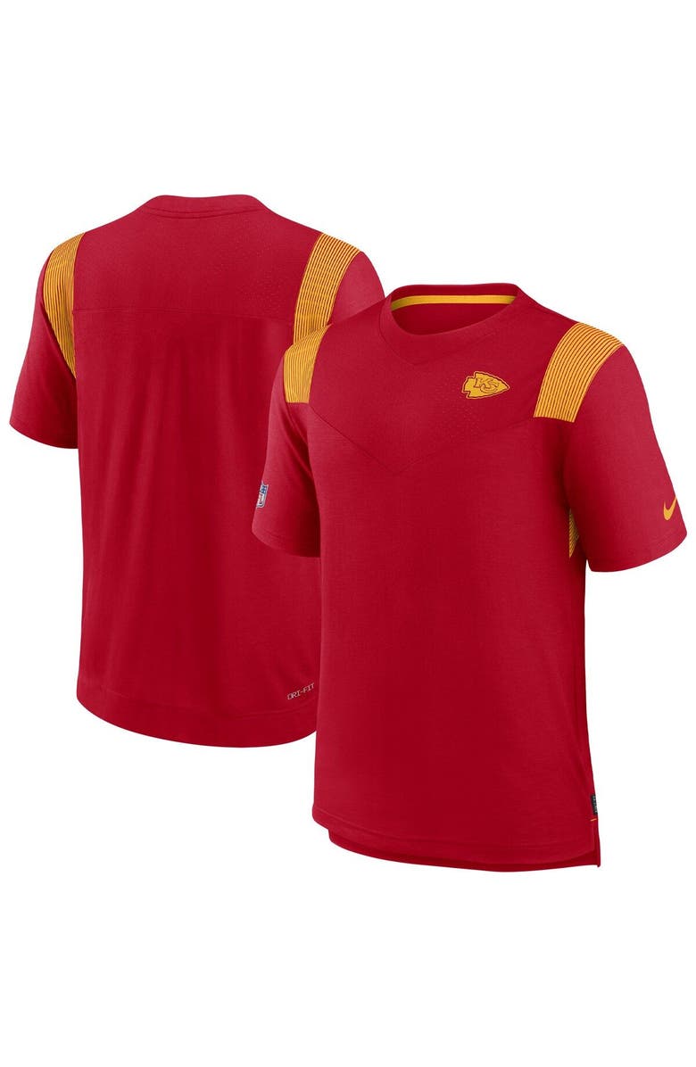 Nike Men's Nike Red Kansas City Chiefs Sideline Tonal Logo Performance Player T-Shirt, Main, color, Red