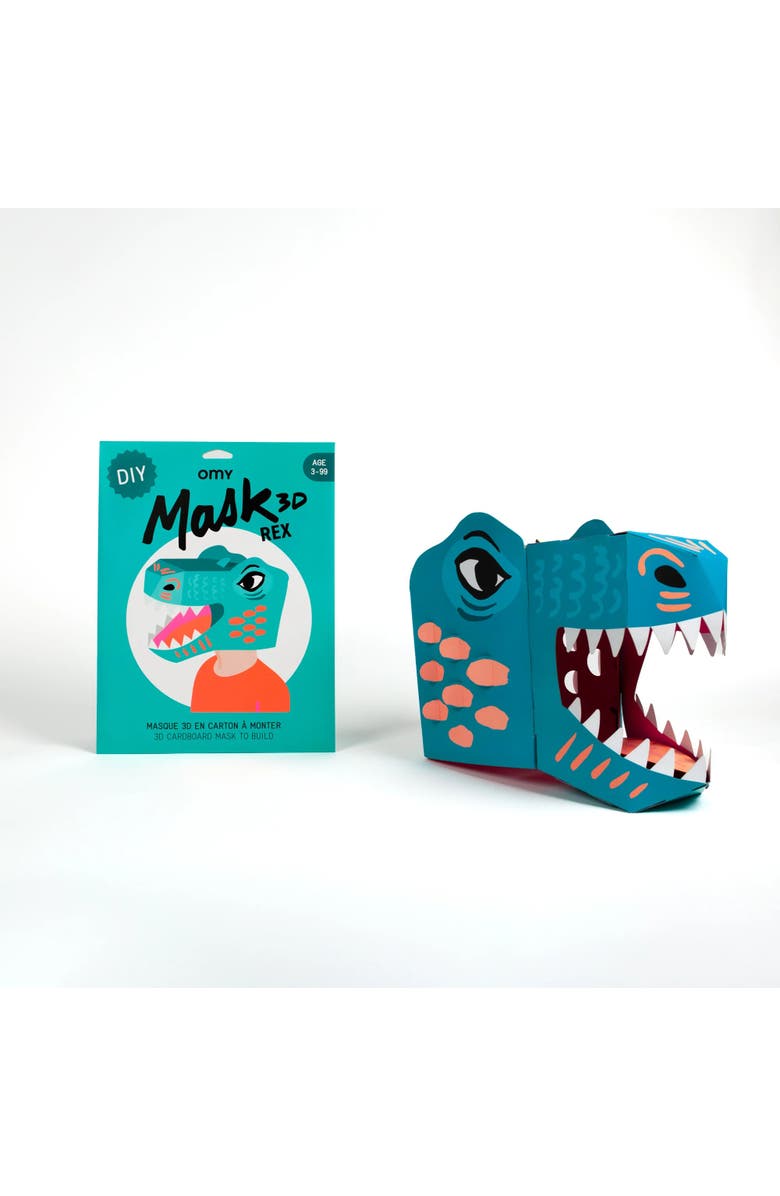 OMY 3D Mask Dino, Main, color, Green