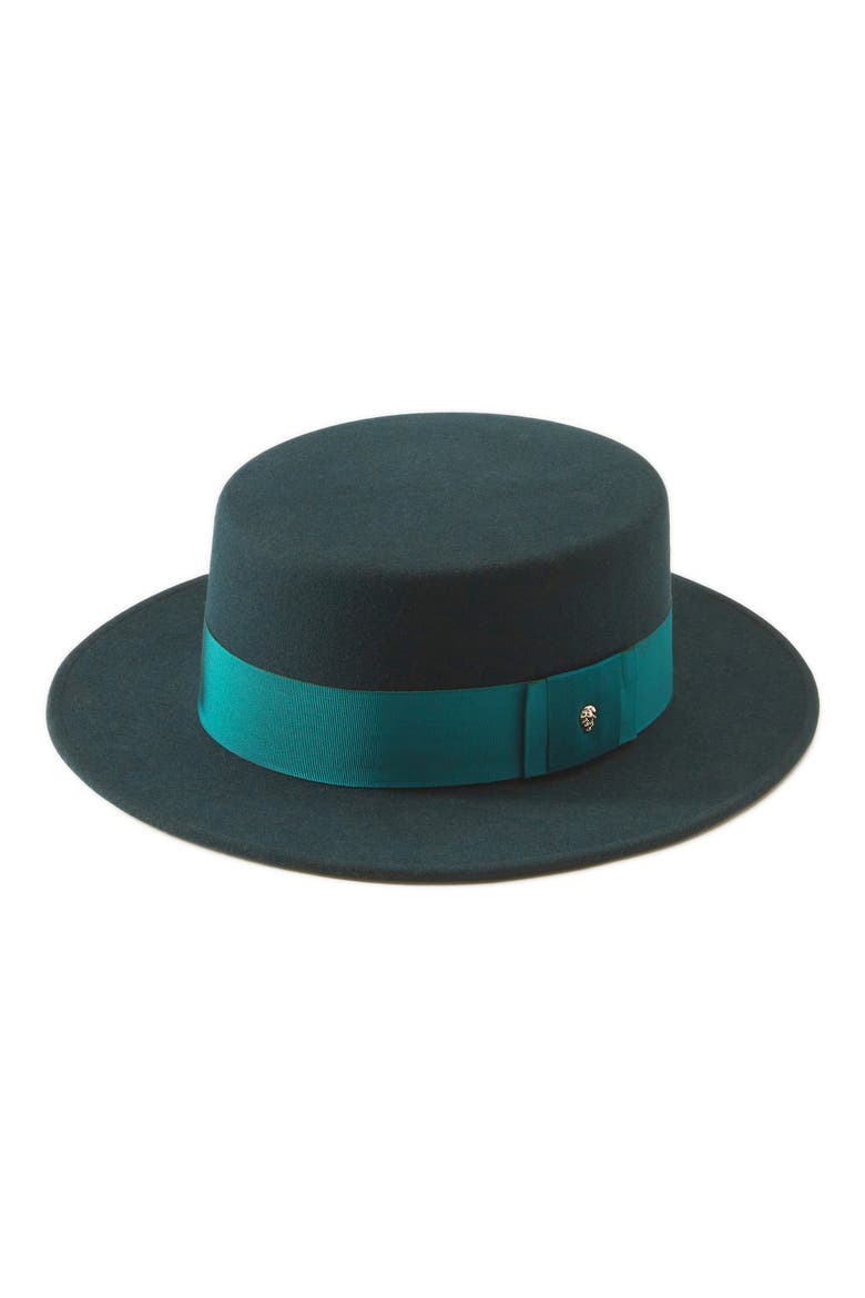 Freida Conscious Wool Felt Hat, Main, color, OCEANIC/ OCEANIC