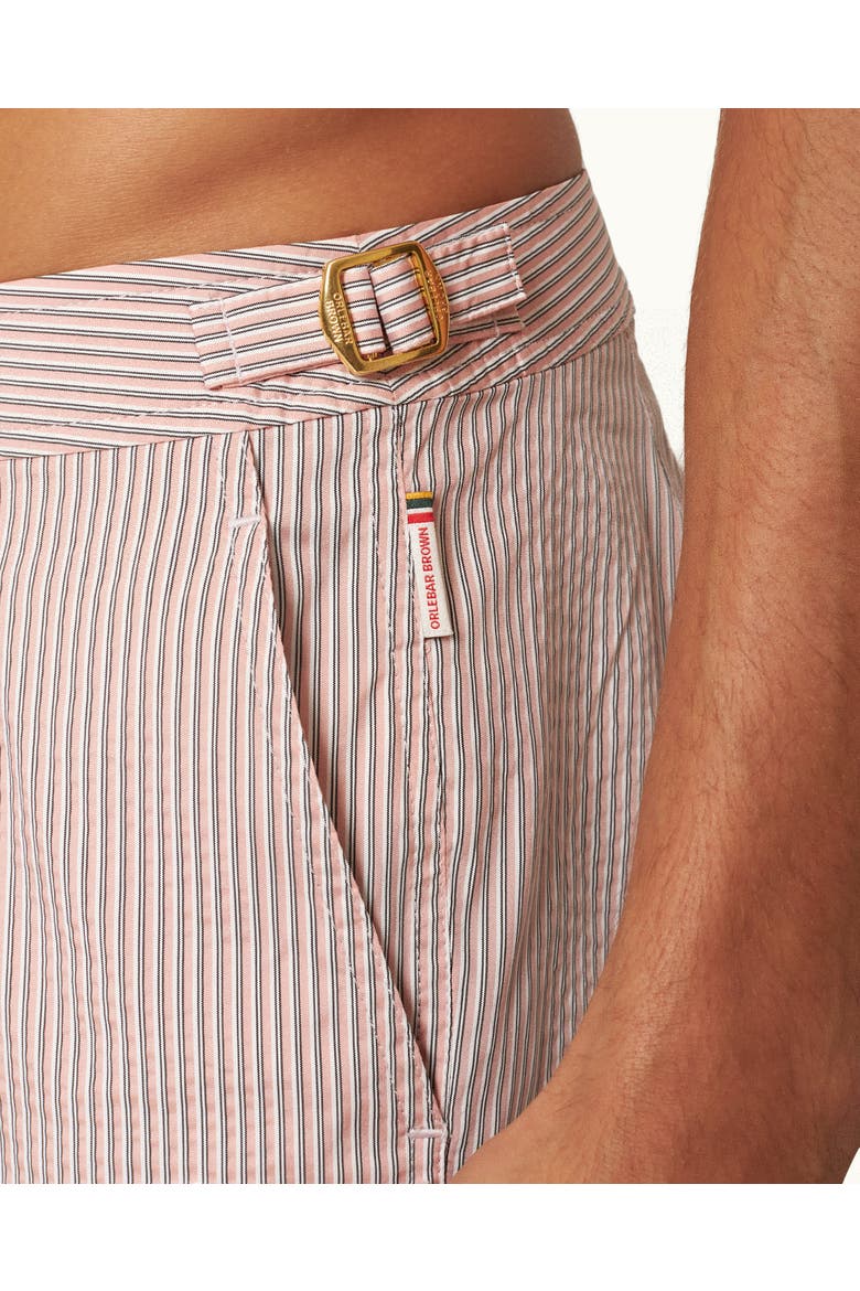 Bulldog Tailored-Fit Swim Shorts, Alternate, color, DESERT PINK
