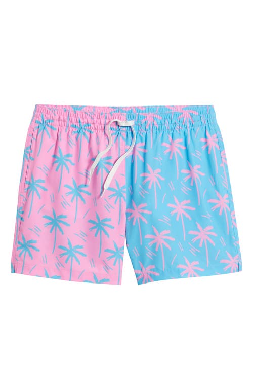 Chubbies The Prince Of Prints 5.5-inch Classic Lined Swim Trunks In Bright Blue/pink
